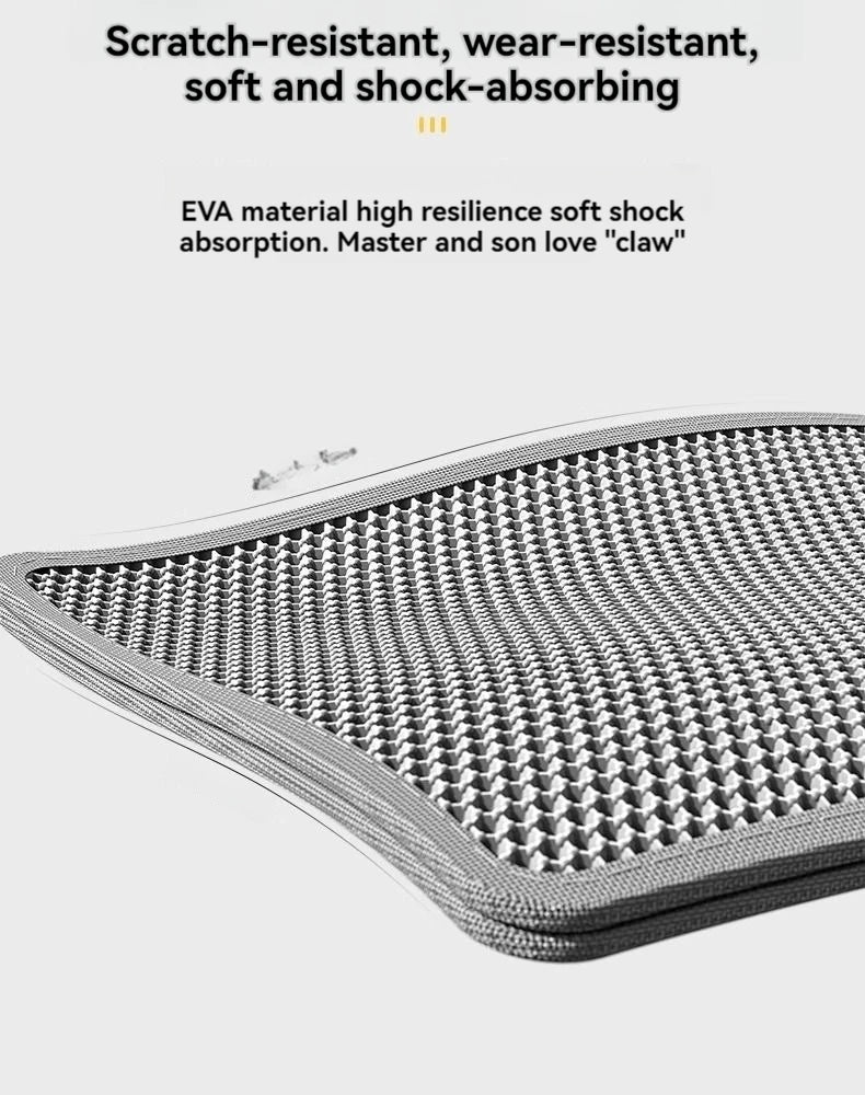 EVA Double-Layer Cat Litter Mat – Traps Litter & Keeps Floors Clean