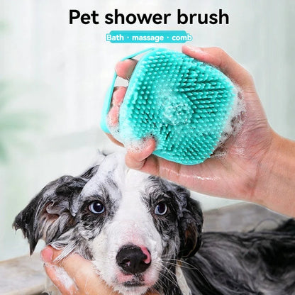 Silicone Pet Bath & Massage Gloves – For Dogs & Cats