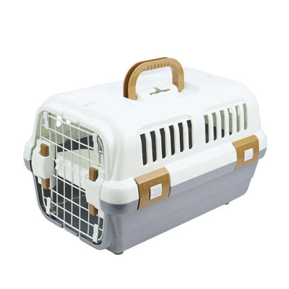 Portable Pet Carrier – Outdoor Travel Cage with Handle